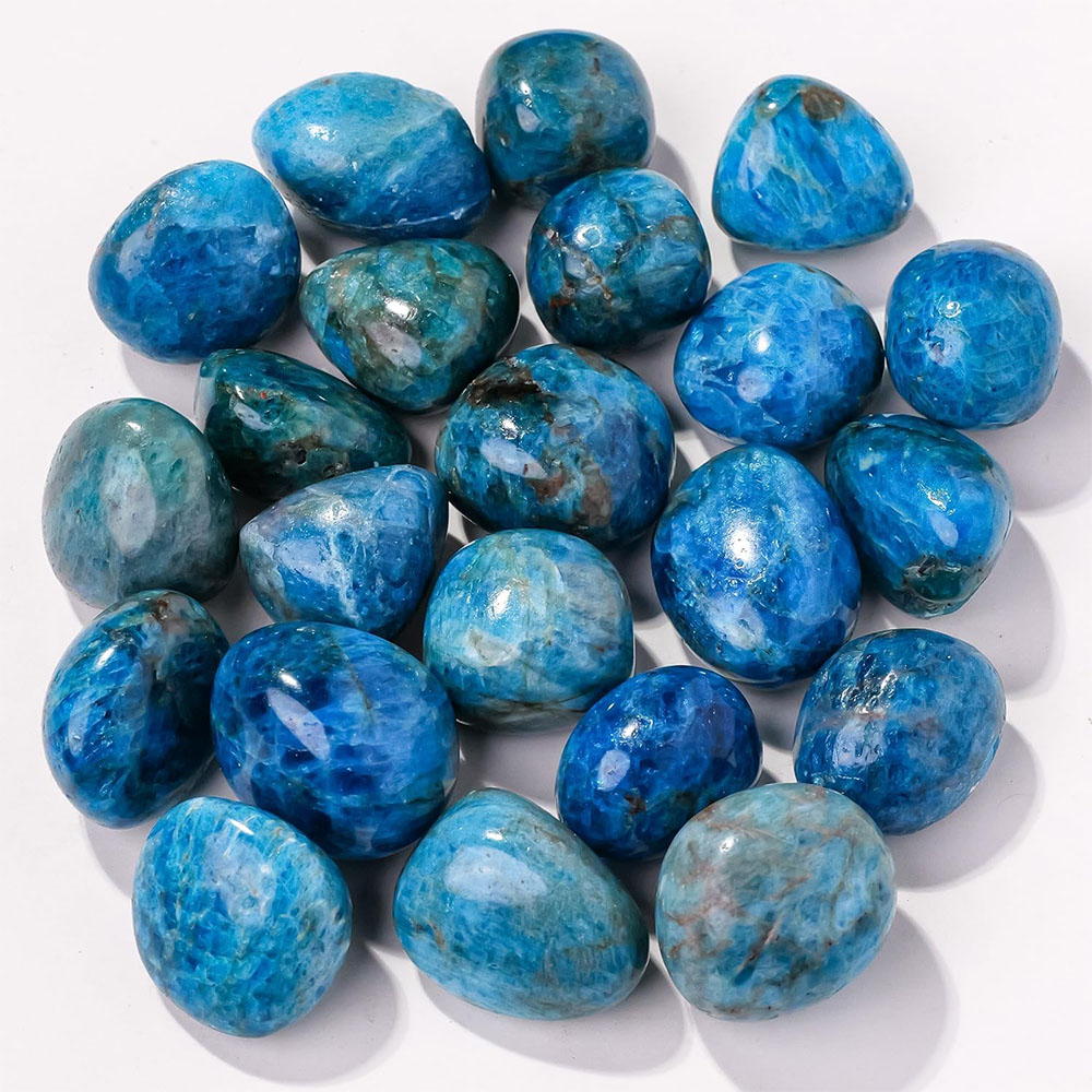 Aquarium Marine Stone - بلورات الكوارتز الأباتيت الأزرق الطبيعي والشفاء