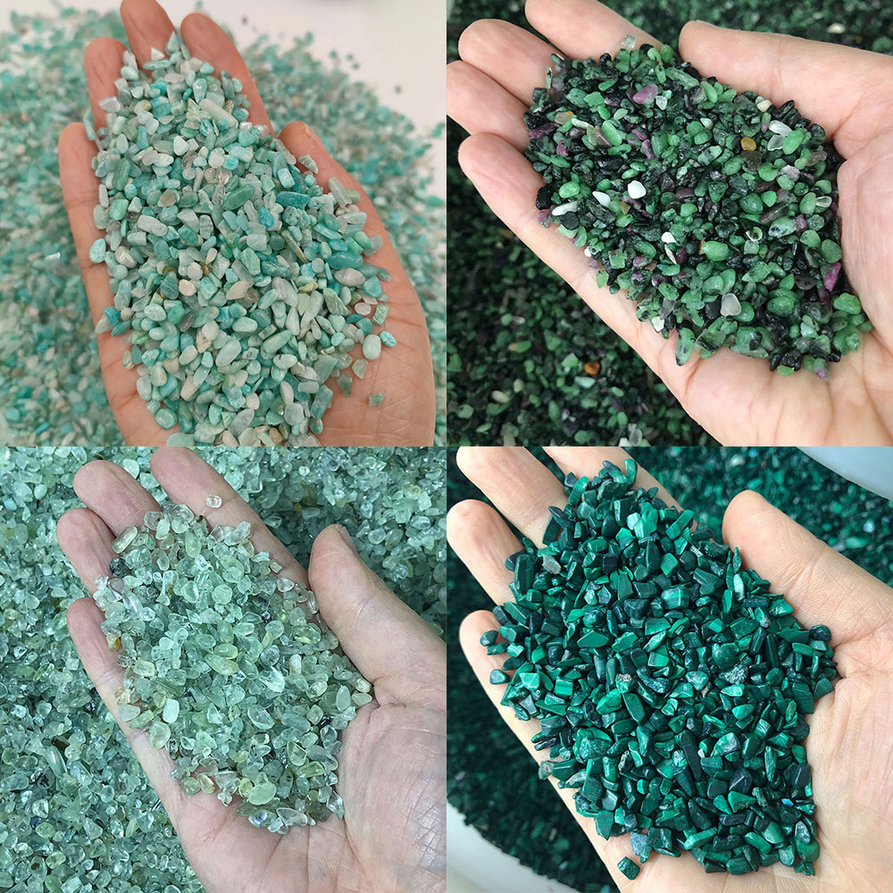 Aquarium Marine Stone - بلورات الحجر الطبيعي الزبرجد الصغير امازونيتي