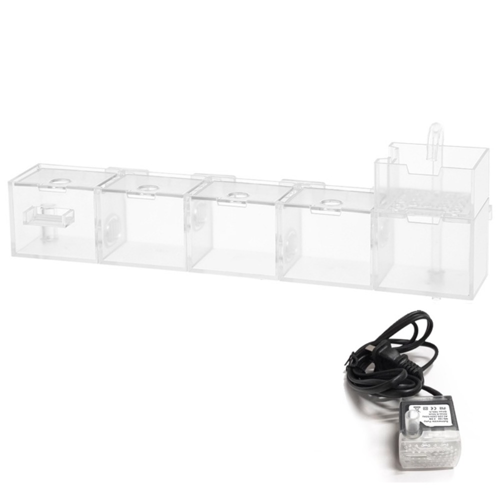 Marine Aquarium Overflow Box - ثلاثة في واحد فلتر حوض السمك
