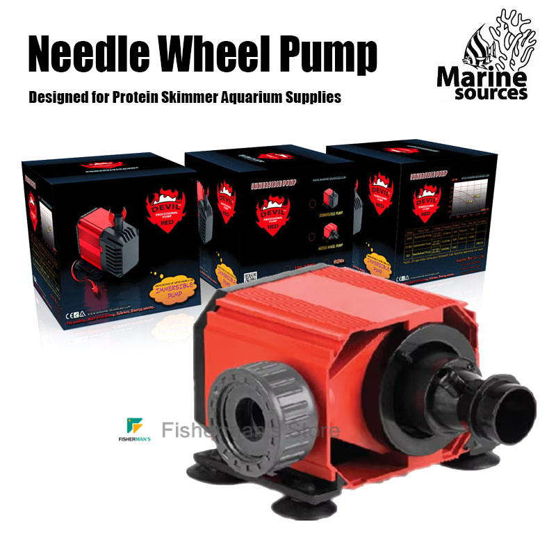 Marine Aquarium Return Pump - مضخة عجلة إبرة الشيطان الأحمر مصممة