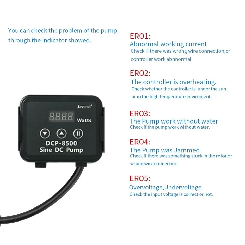 Jebao Jecod DCP 2500/3500/5000 - مراجعة Marine Aquarium Return Pump وسعره