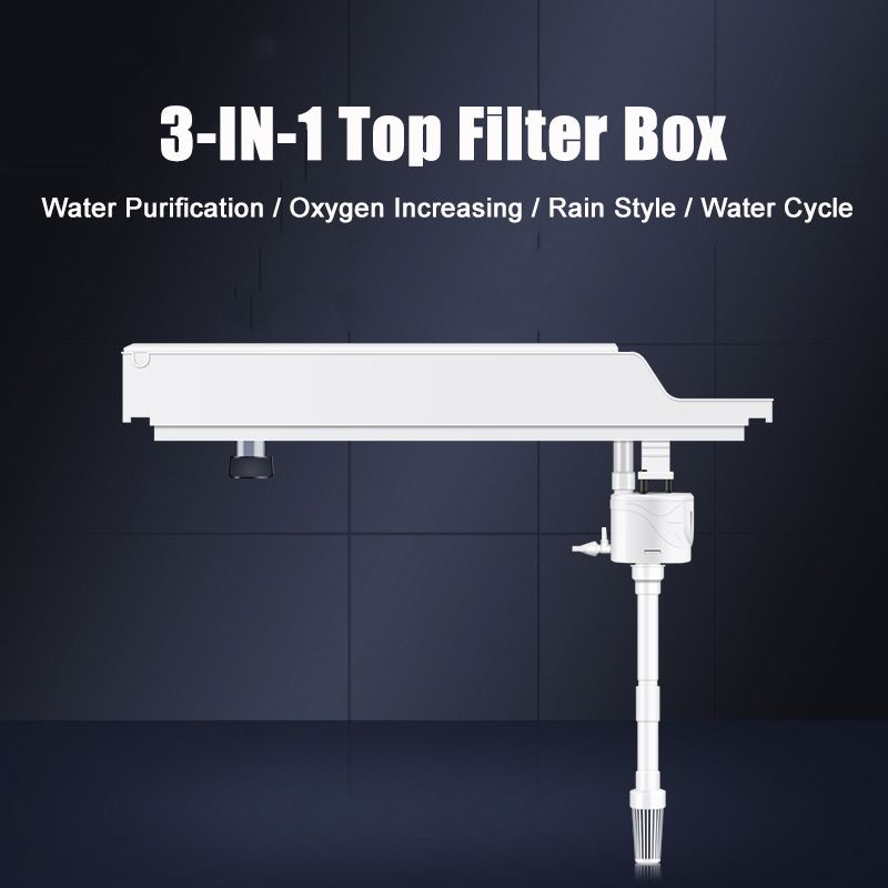 المطر الترشيح الأسماك خزان علو - مراجعة Marine Aquarium Overflow Box وسعره