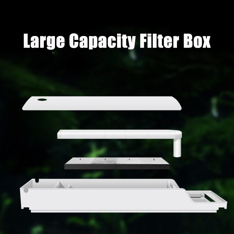 المطر الترشيح الأسماك خزان علو - مراجعة Marine Aquarium Overflow Box وسعره