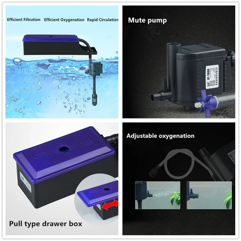 Sunsun 220V JS- فلتر حوض السمك - مراجعة Marine Aquarium Overflow Box وسعره