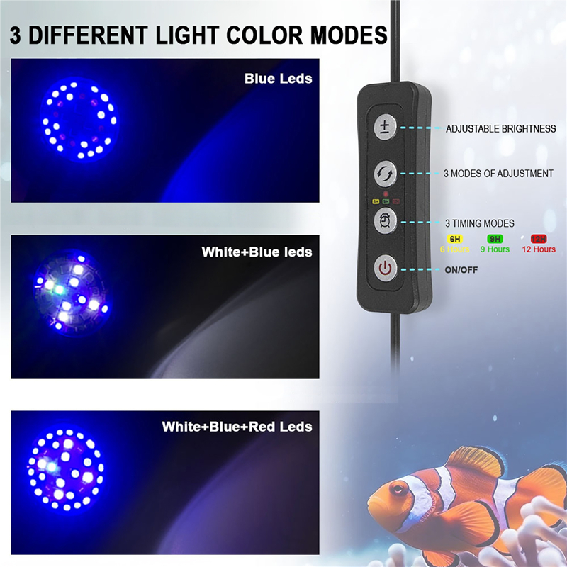 30 واط حوض السمك خزان الأسماك  - مراجعة Marine Aquarium Led وسعره