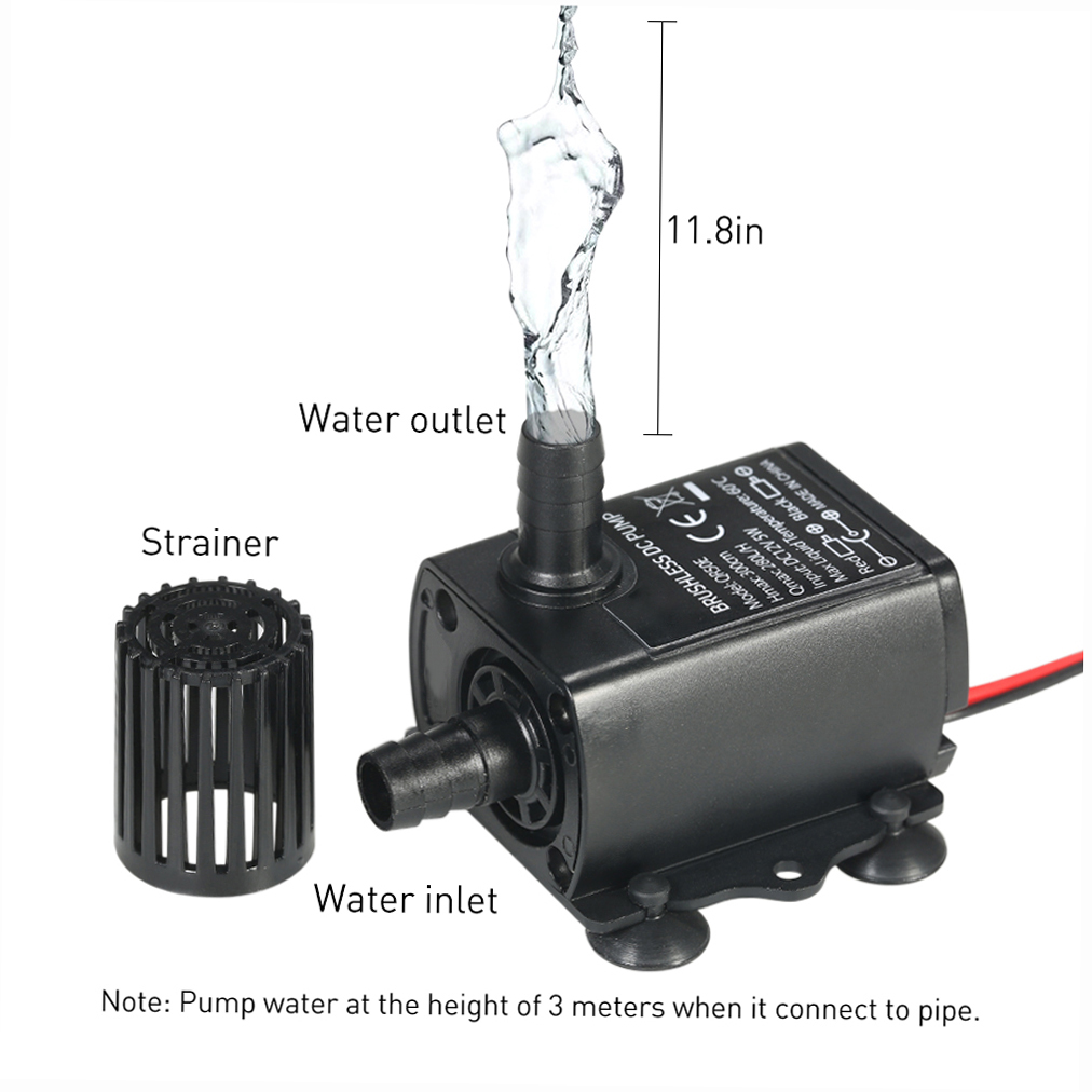 فائقة الهدوء USB صغير DC5V 4.8 - مراجعة Marine Aquarium Return Pump وسعره