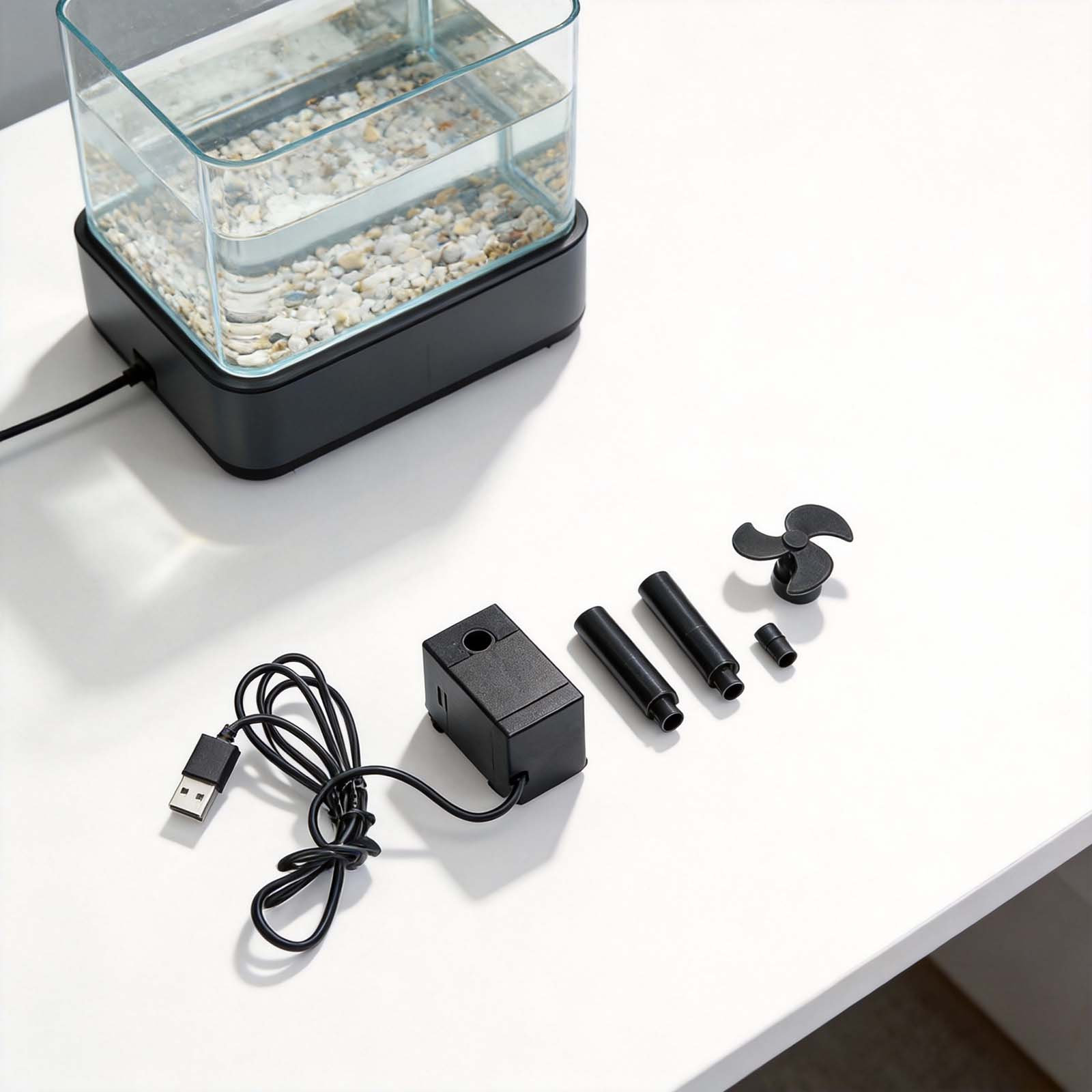 مضخة غاطسة مدمجة للاستخدام في  - مراجعة Aquarium Marine Setup وسعره