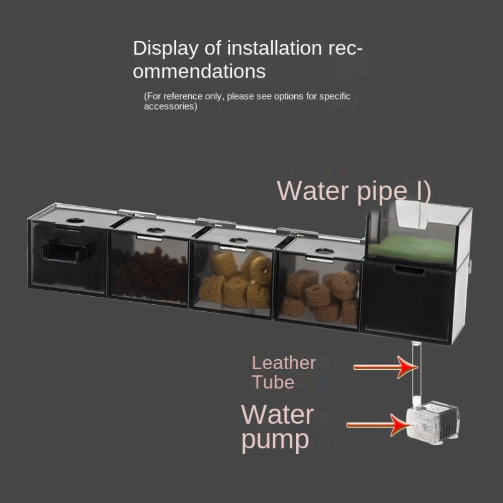ثلاثة في واحد فلتر حوض السمك ا - مراجعة Marine Aquarium Overflow Box وسعره