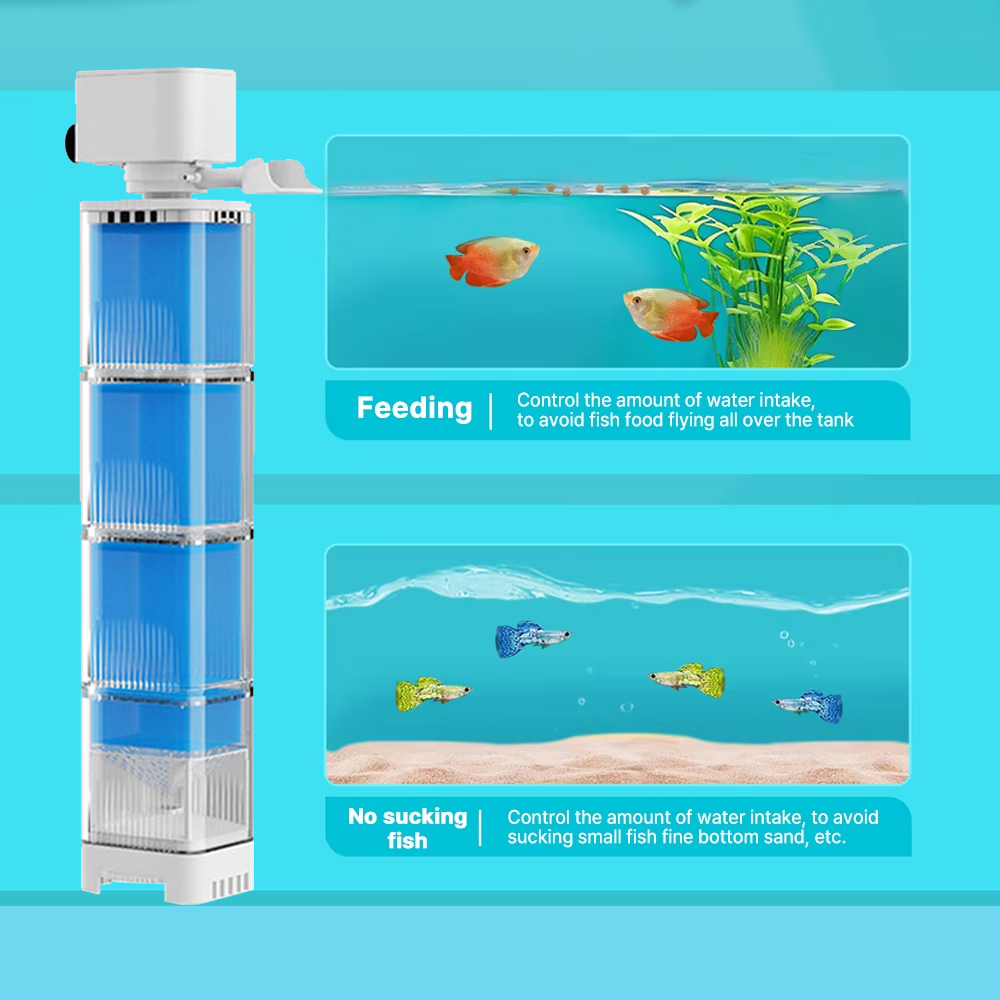مضخة فلتر حوض السمك خزان الأسم - مراجعة Marine Aquarium Overflow Box وسعره